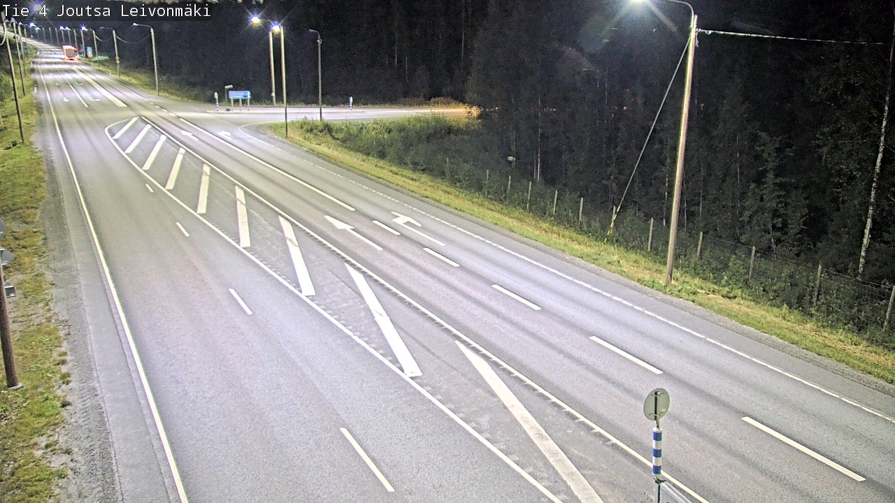 Weather Camera Image Väg 4 Joutsa Leivonmäki, Joutsa, Keski-Suomi