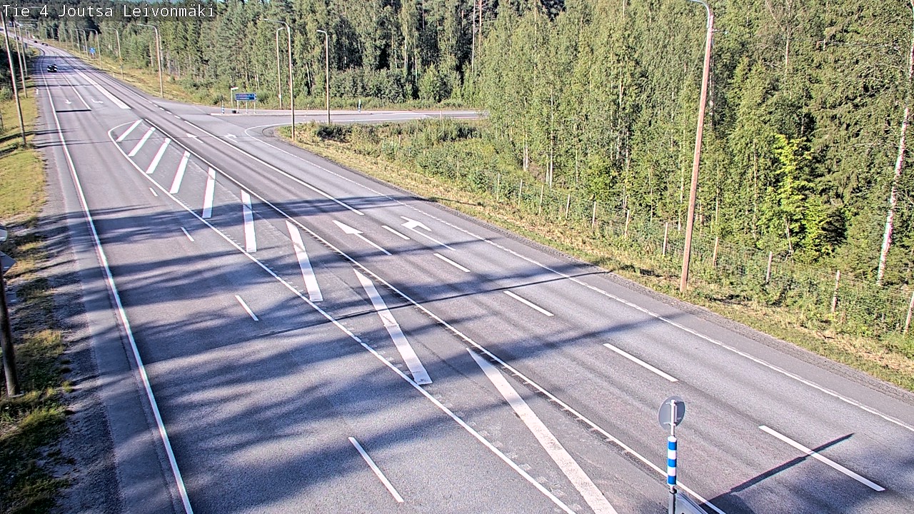 Weather Camera Image Väg 4 Joutsa Leivonmäki, Joutsa, Keski-Suomi
