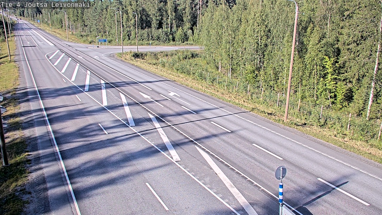 Weather Camera Image Väg 4 Joutsa Leivonmäki, Joutsa, Keski-Suomi