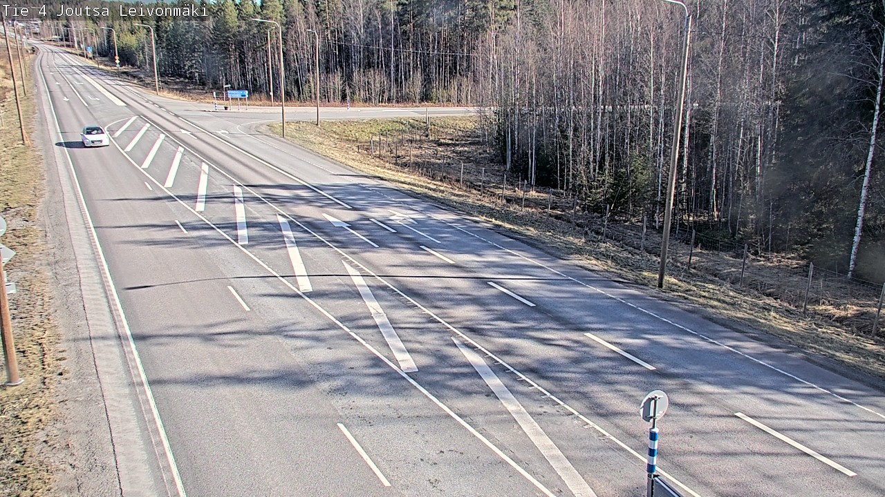 Weather Camera Image Road 4 Joutsa Leivonmäki, Joutsa, Keski-Suomi