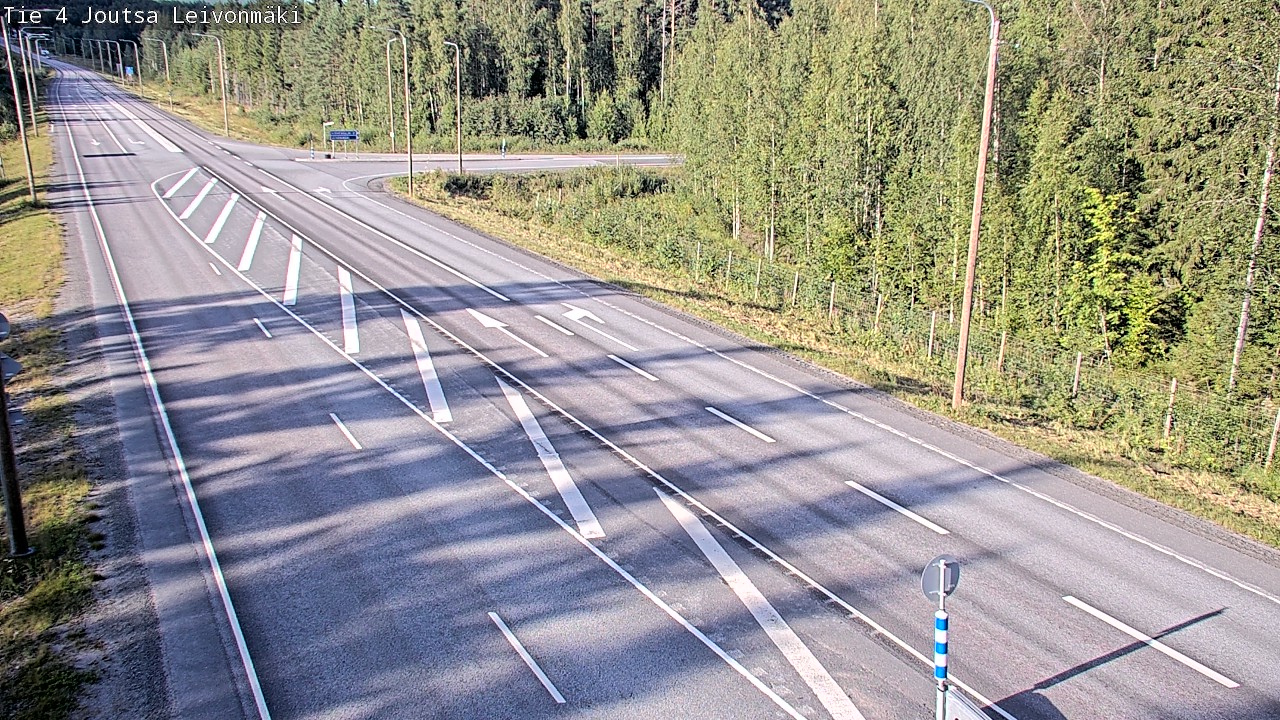 Weather Camera Image Väg 4 Joutsa Leivonmäki, Joutsa, Keski-Suomi