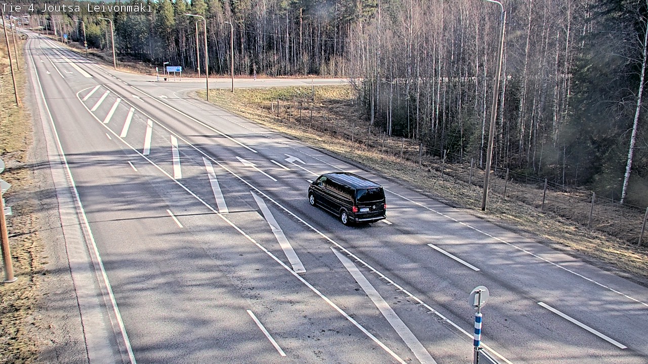 Weather Camera Image Road 4 Joutsa Leivonmäki, Joutsa, Keski-Suomi