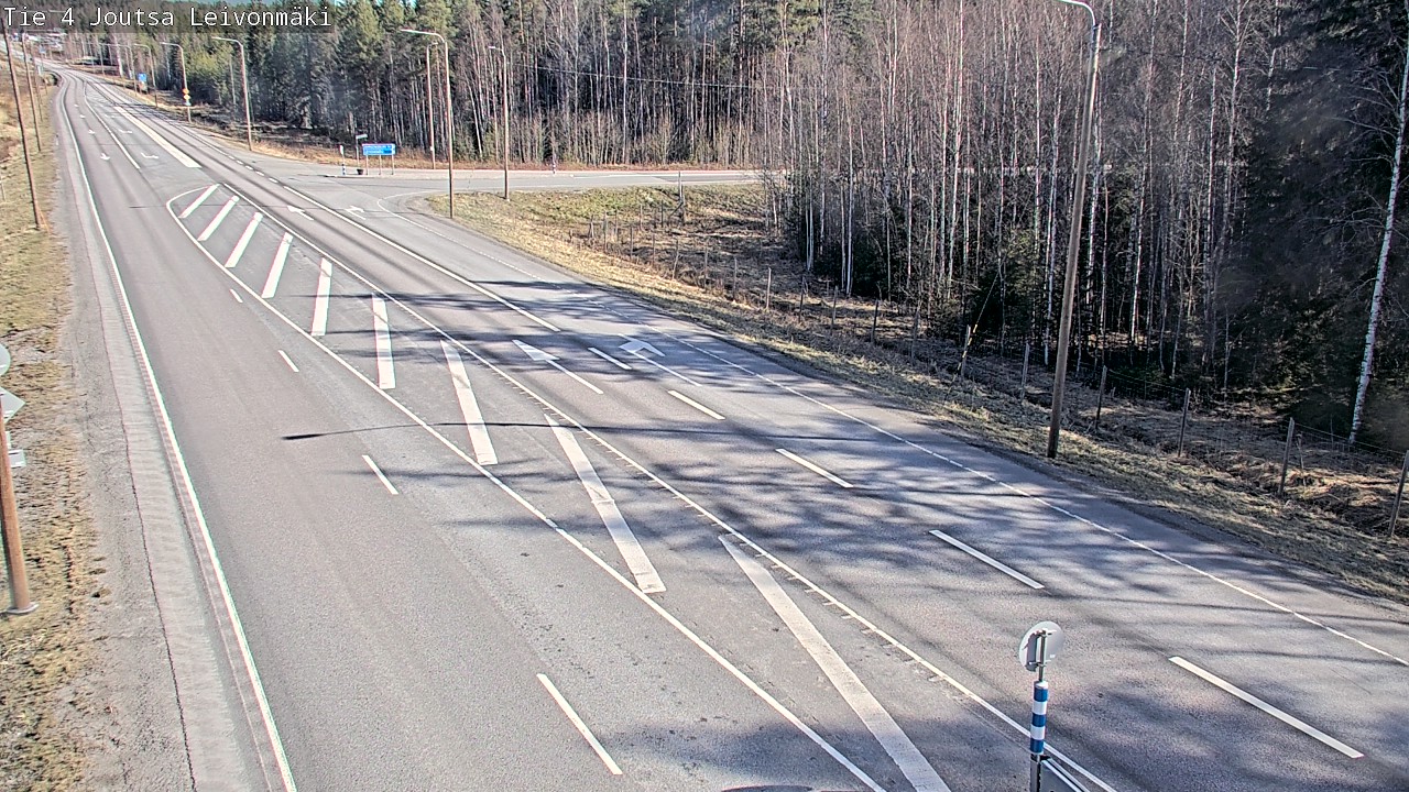Weather Camera Image Road 4 Joutsa Leivonmäki, Joutsa, Keski-Suomi