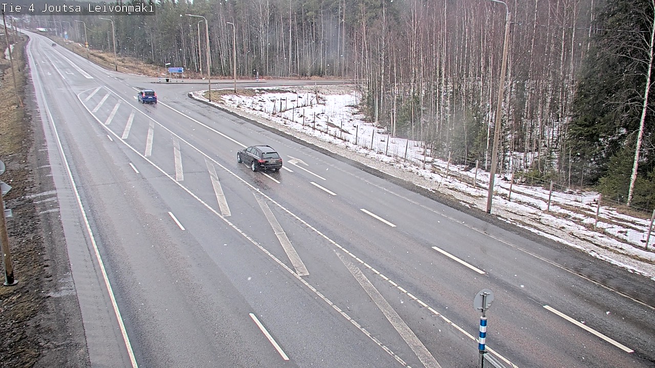 Weather Camera Image Väg 4 Joutsa Leivonmäki, Joutsa, Keski-Suomi