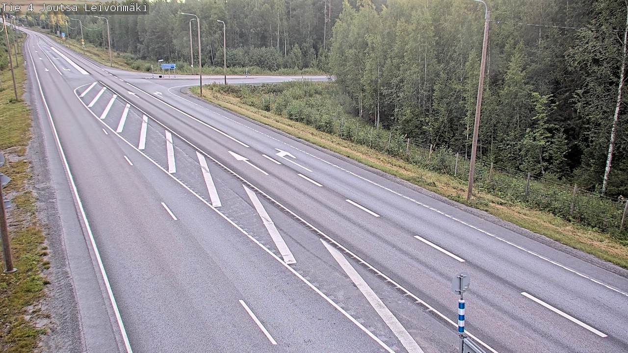 Weather Camera Image Road 4 Joutsa Leivonmäki, Joutsa, Keski-Suomi