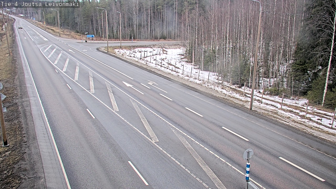 Weather Camera Image Road 4 Joutsa Leivonmäki, Joutsa, Keski-Suomi