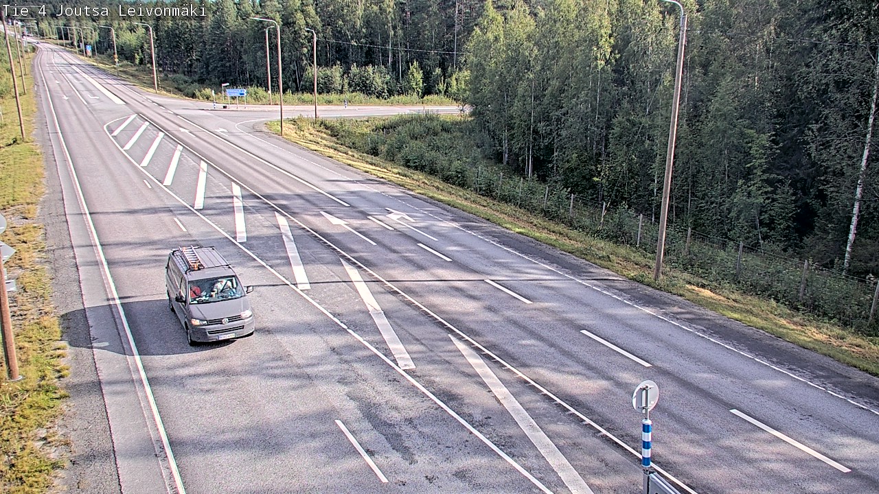 Weather Camera Image Väg 4 Joutsa Leivonmäki, Joutsa, Keski-Suomi