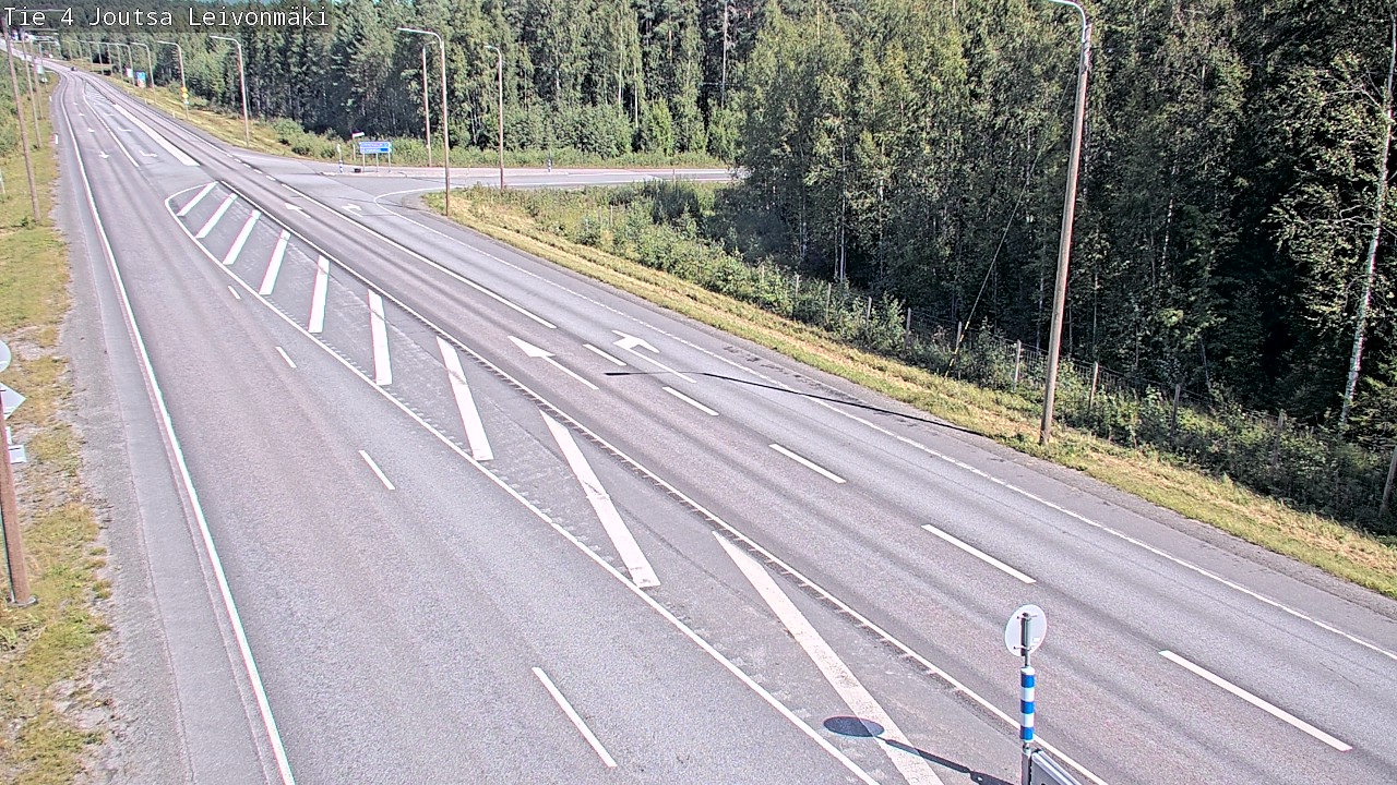 Weather Camera Image Väg 4 Joutsa Leivonmäki, Joutsa, Keski-Suomi