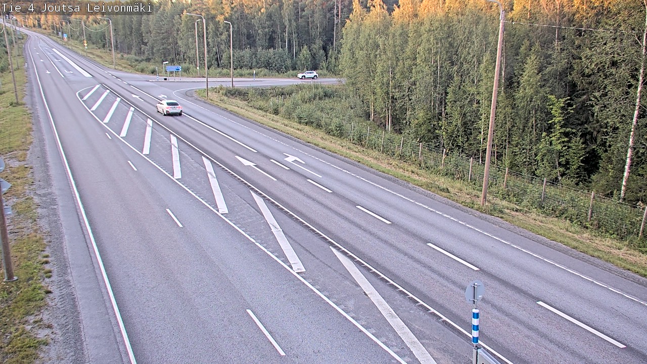 Weather Camera Image Väg 4 Joutsa Leivonmäki, Joutsa, Keski-Suomi