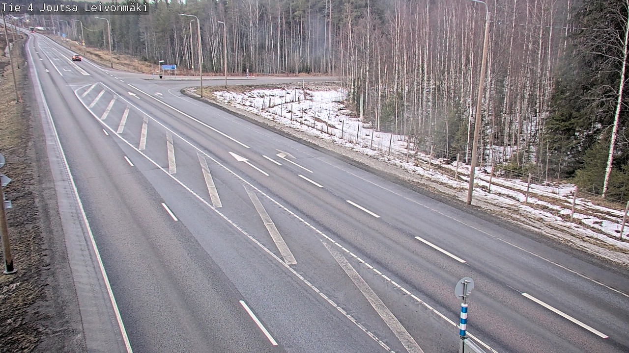 Weather Camera Image Road 4 Joutsa Leivonmäki, Joutsa, Keski-Suomi
