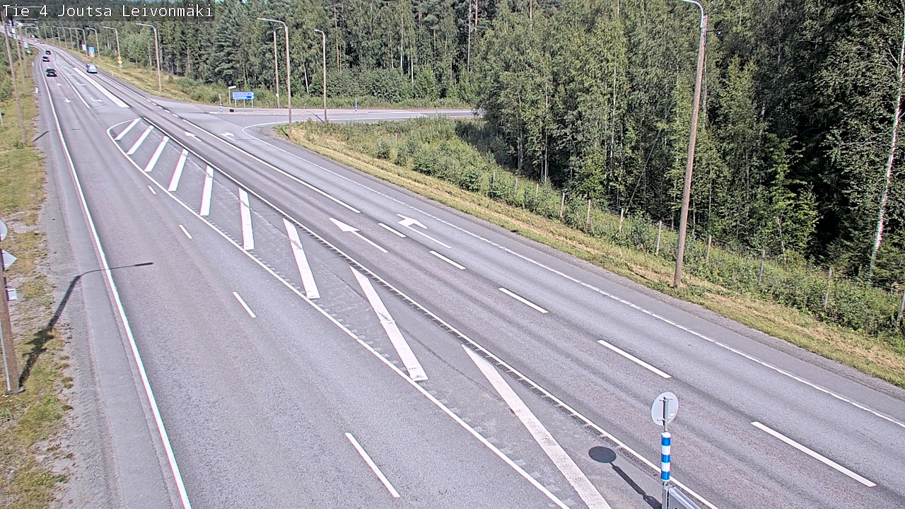 Weather Camera Image Väg 4 Joutsa Leivonmäki, Joutsa, Keski-Suomi