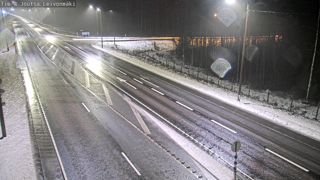 Weather Camera Image Väg 4 Joutsa Leivonmäki, Joutsa, Keski-Suomi
