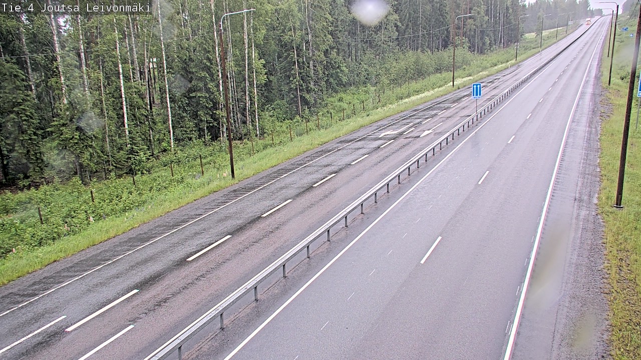 Weather Camera Image Road 4 Joutsa Leivonmäki, Joutsa, Keski-Suomi
