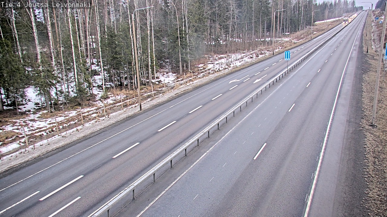Weather Camera Image Road 4 Joutsa Leivonmäki, Joutsa, Keski-Suomi
