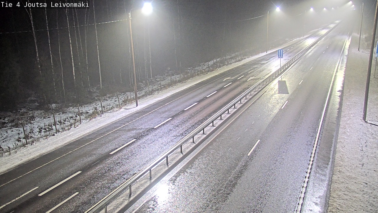 Weather Camera Image Väg 4 Joutsa Leivonmäki, Joutsa, Keski-Suomi