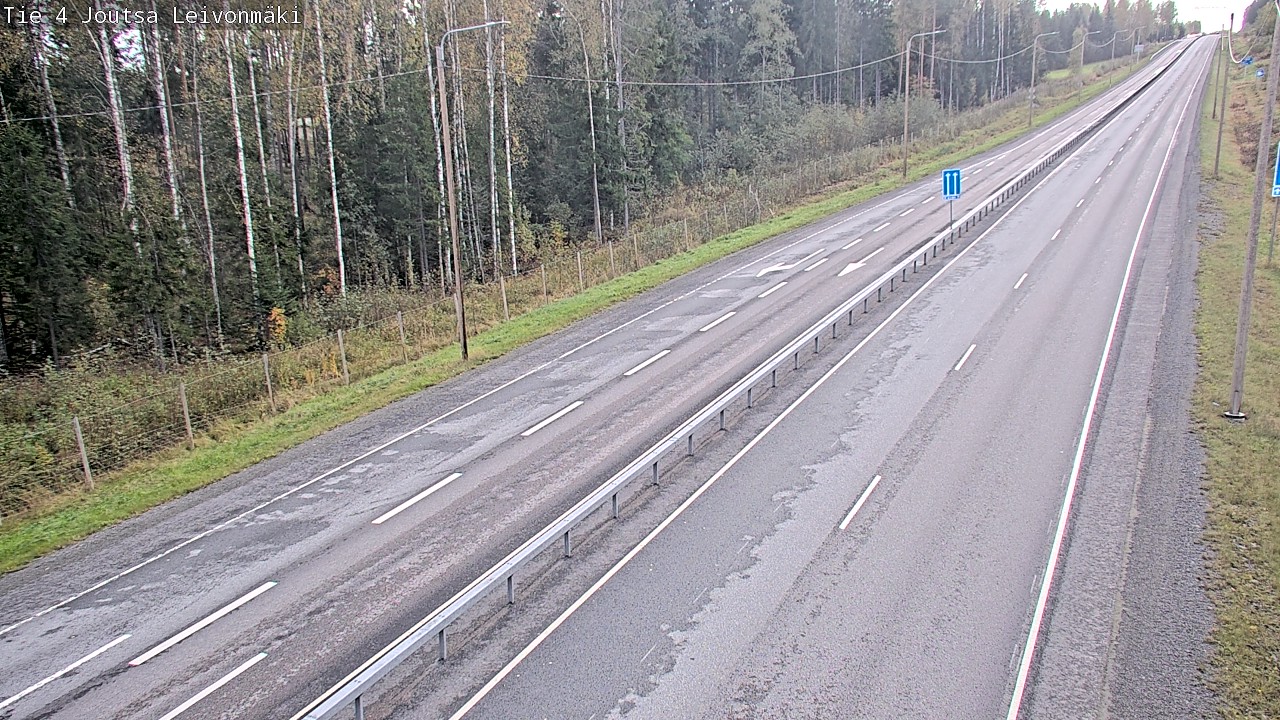 Weather Camera Image Väg 4 Joutsa Leivonmäki, Joutsa, Keski-Suomi