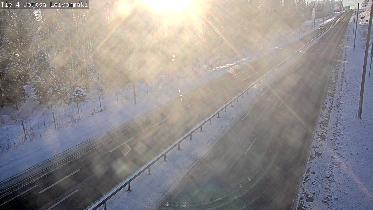 Weather Camera Image Road 4 Joutsa Leivonmäki, Joutsa, Keski-Suomi