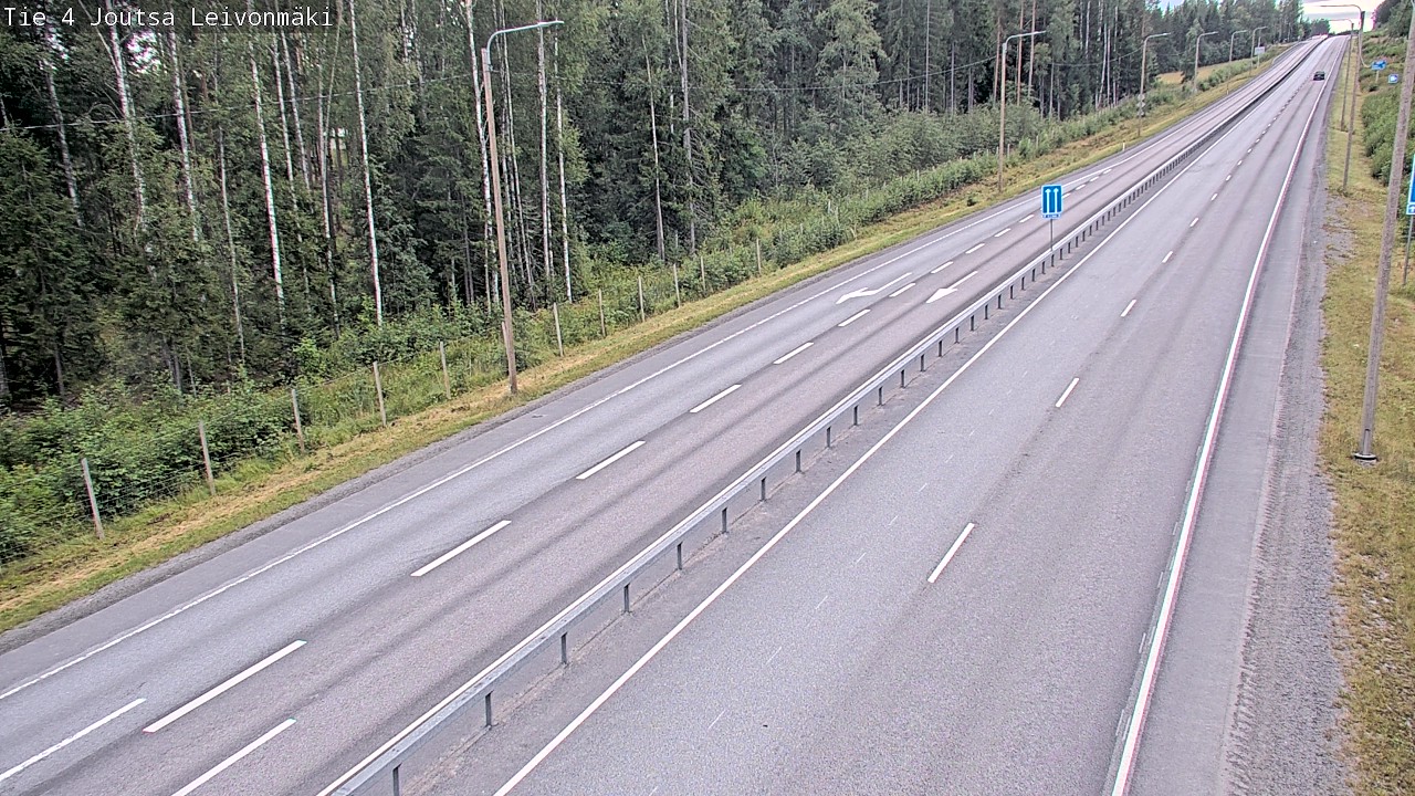 Weather Camera Image Road 4 Joutsa Leivonmäki, Joutsa, Keski-Suomi