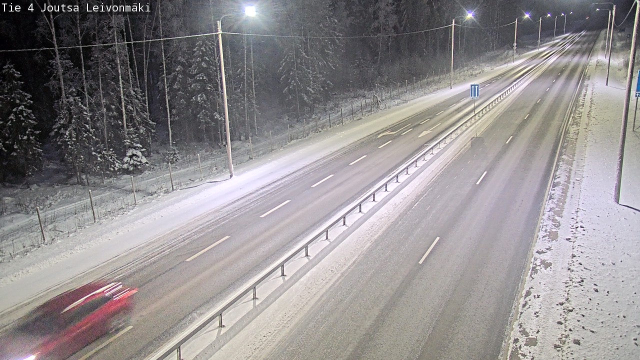 Weather Camera Image Väg 4 Joutsa Leivonmäki, Joutsa, Keski-Suomi