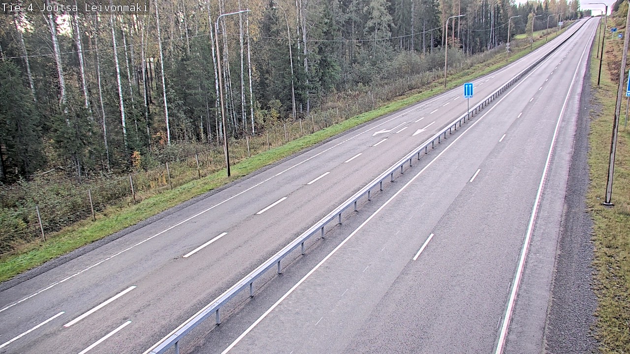 Weather Camera Image Road 4 Joutsa Leivonmäki, Joutsa, Keski-Suomi