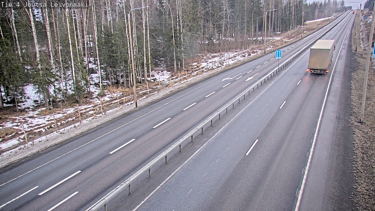 Weather Camera Image Road 4 Joutsa Leivonmäki, Joutsa, Keski-Suomi