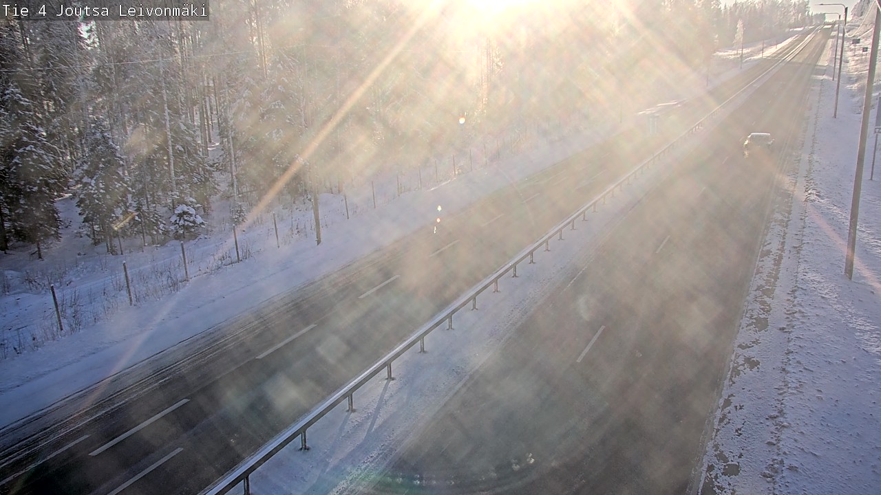Weather Camera Image Road 4 Joutsa Leivonmäki, Joutsa, Keski-Suomi
