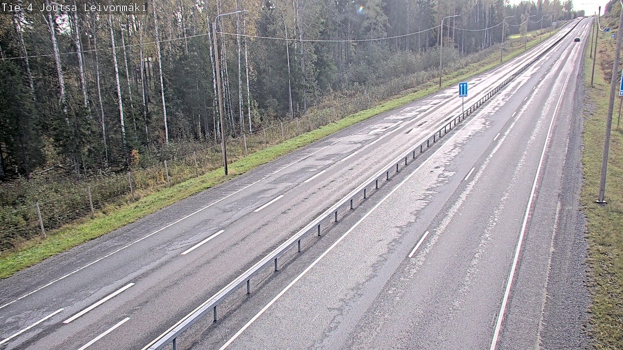 Weather Camera Image Väg 4 Joutsa Leivonmäki, Joutsa, Keski-Suomi