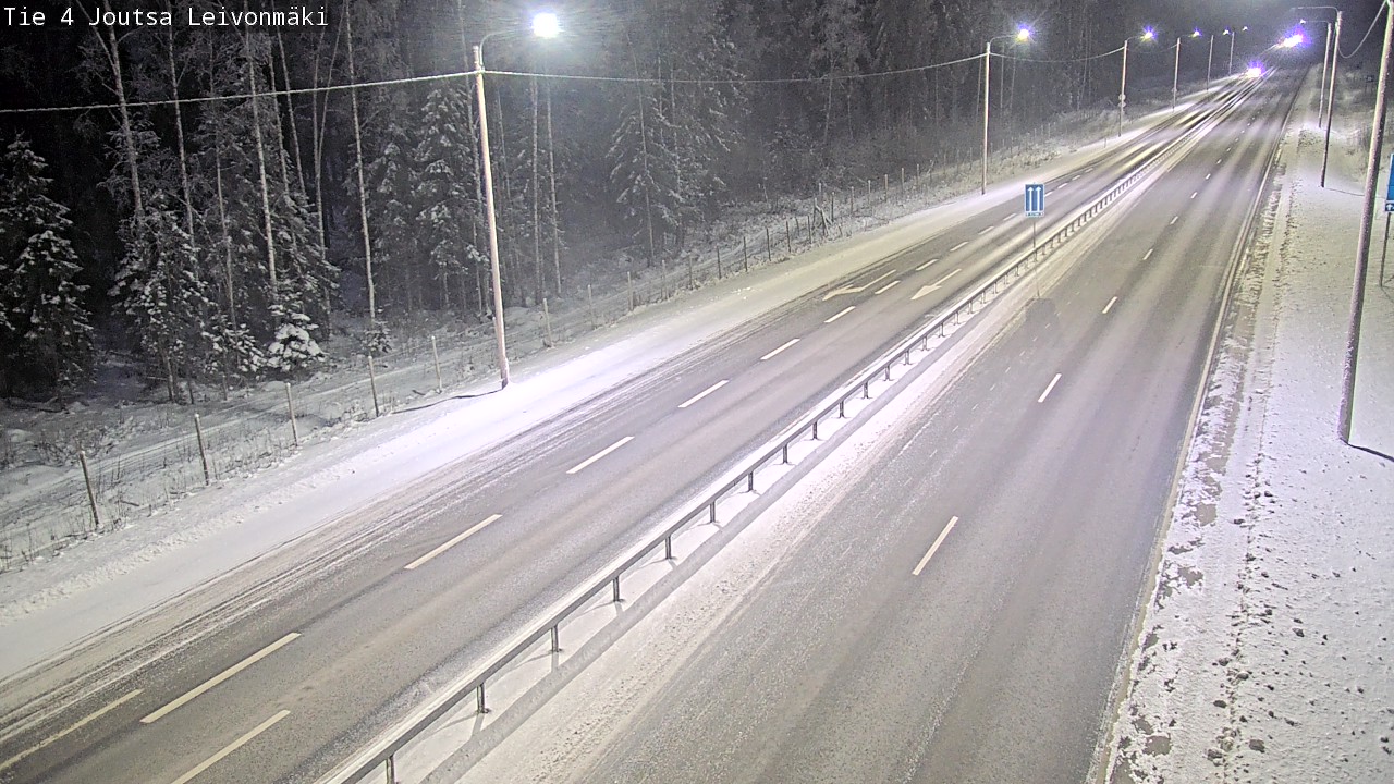 Weather Camera Image Väg 4 Joutsa Leivonmäki, Joutsa, Keski-Suomi