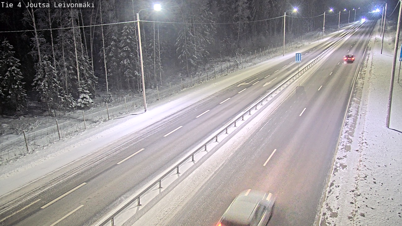 Weather Camera Image Väg 4 Joutsa Leivonmäki, Joutsa, Keski-Suomi