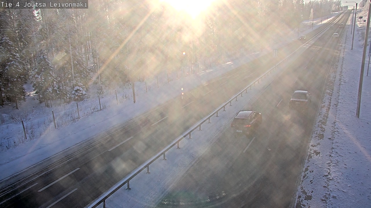 Weather Camera Image Road 4 Joutsa Leivonmäki, Joutsa, Keski-Suomi