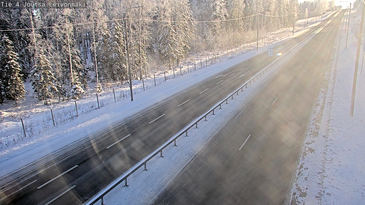 Weather Camera Image Road 4 Joutsa Leivonmäki, Joutsa, Keski-Suomi