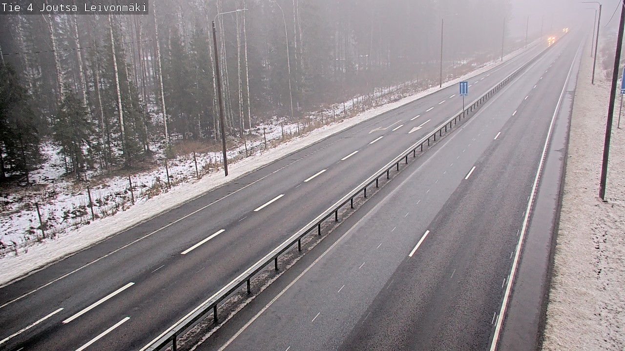 Weather Camera Image Väg 4 Joutsa Leivonmäki, Joutsa, Keski-Suomi
