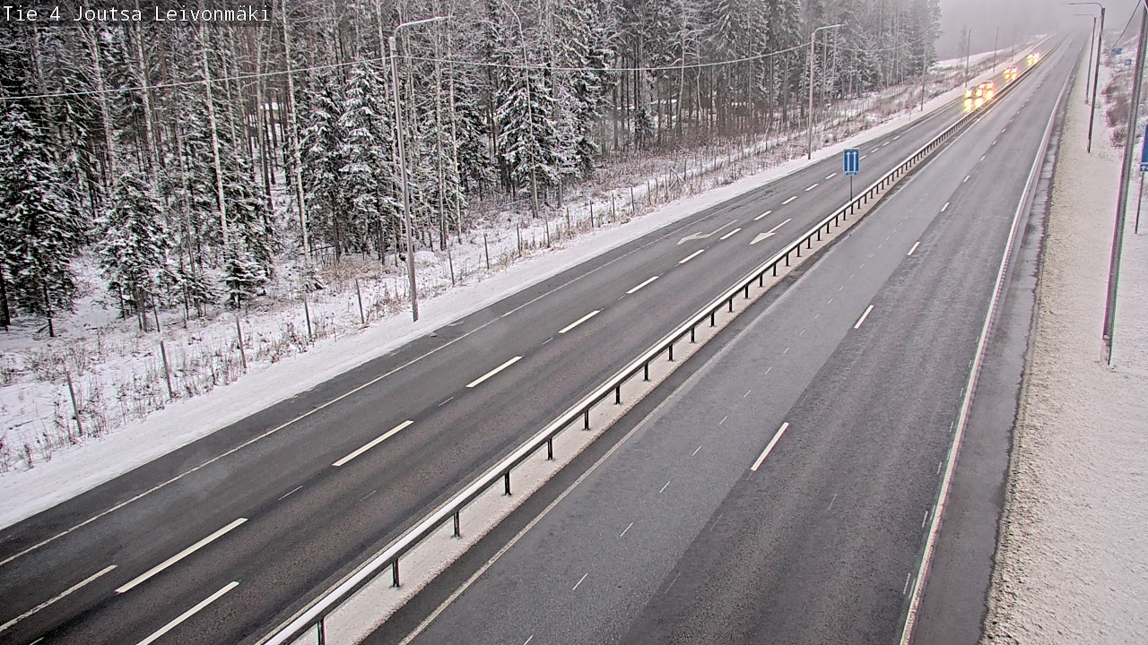 Weather Camera Image Road 4 Joutsa Leivonmäki, Joutsa, Keski-Suomi