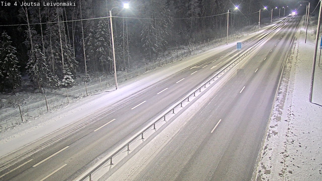 Weather Camera Image Väg 4 Joutsa Leivonmäki, Joutsa, Keski-Suomi