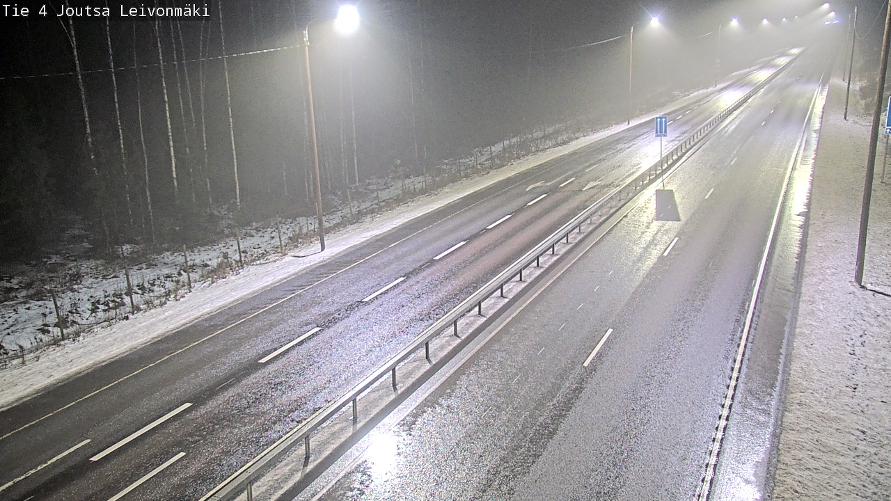 Weather Camera Image Väg 4 Joutsa Leivonmäki, Joutsa, Keski-Suomi