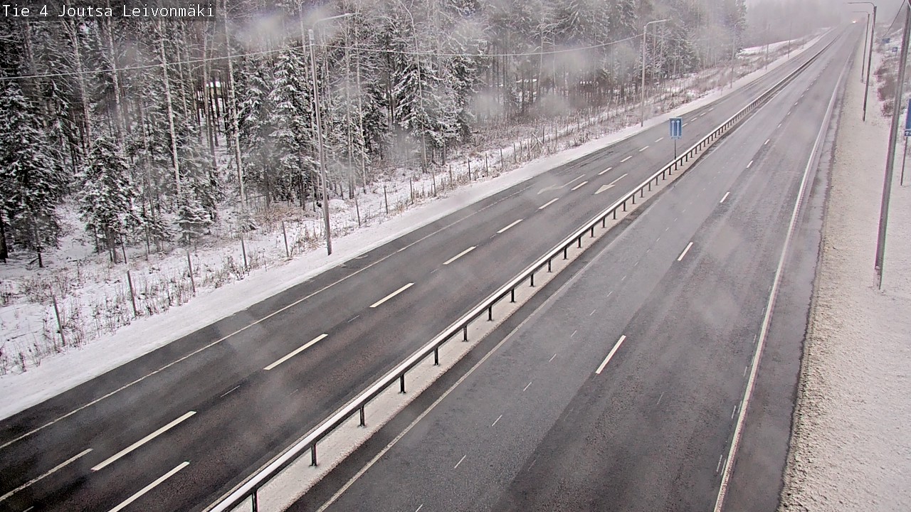 Weather Camera Image Road 4 Joutsa Leivonmäki, Joutsa, Keski-Suomi