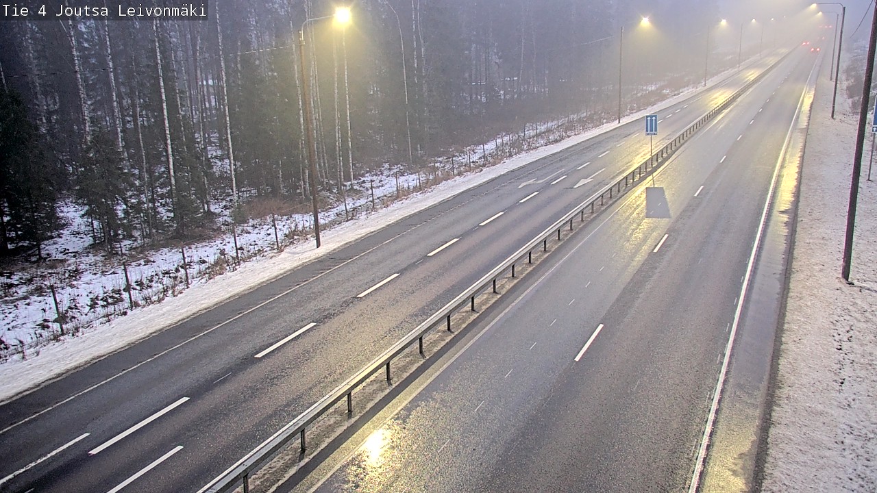 Weather Camera Image Väg 4 Joutsa Leivonmäki, Joutsa, Keski-Suomi