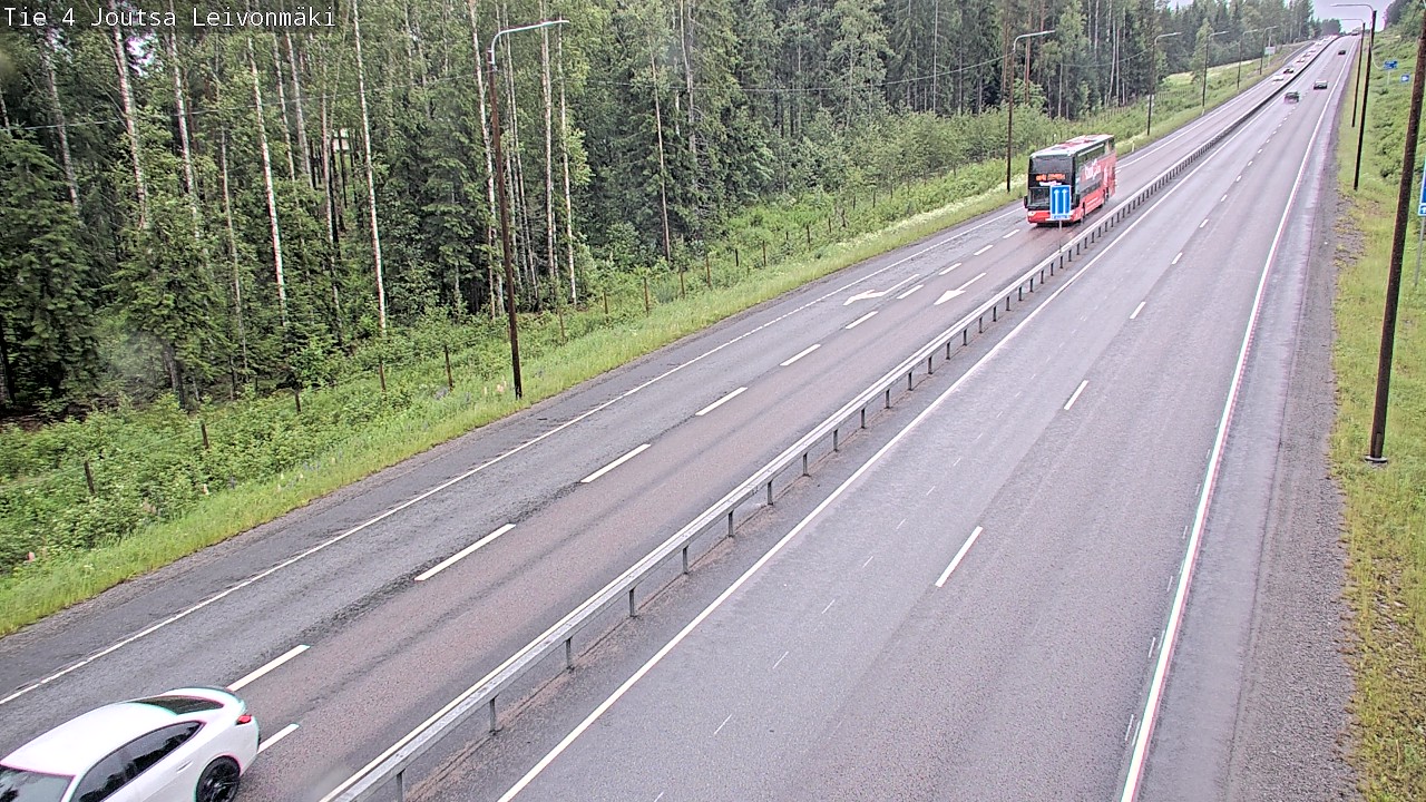 Weather Camera Image Väg 4 Joutsa Leivonmäki, Joutsa, Keski-Suomi