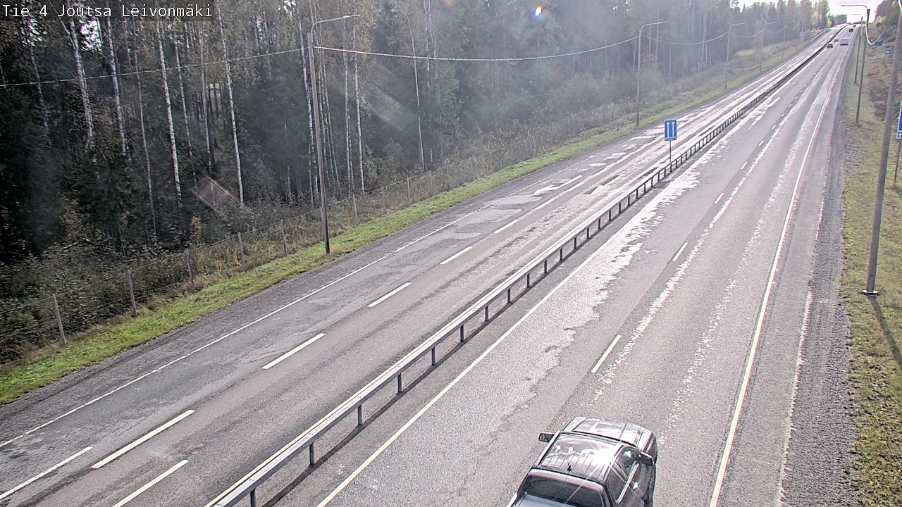 Weather Camera Image Väg 4 Joutsa Leivonmäki, Joutsa, Keski-Suomi