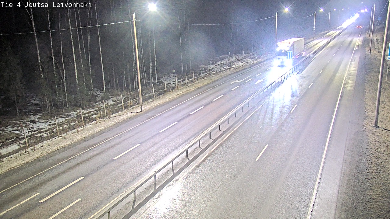 Weather Camera Image Road 4 Joutsa Leivonmäki, Joutsa, Keski-Suomi