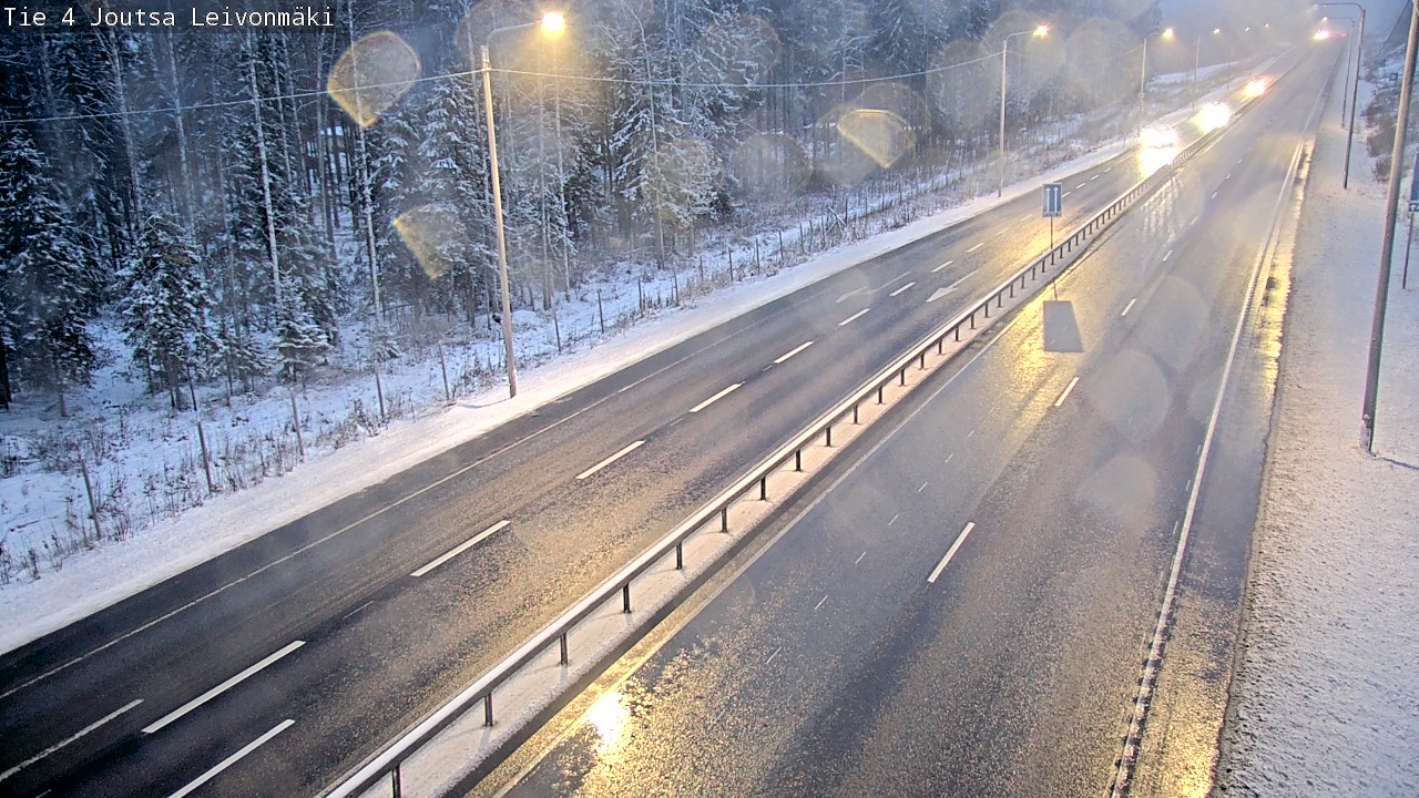 Weather Camera Image Road 4 Joutsa Leivonmäki, Joutsa, Keski-Suomi