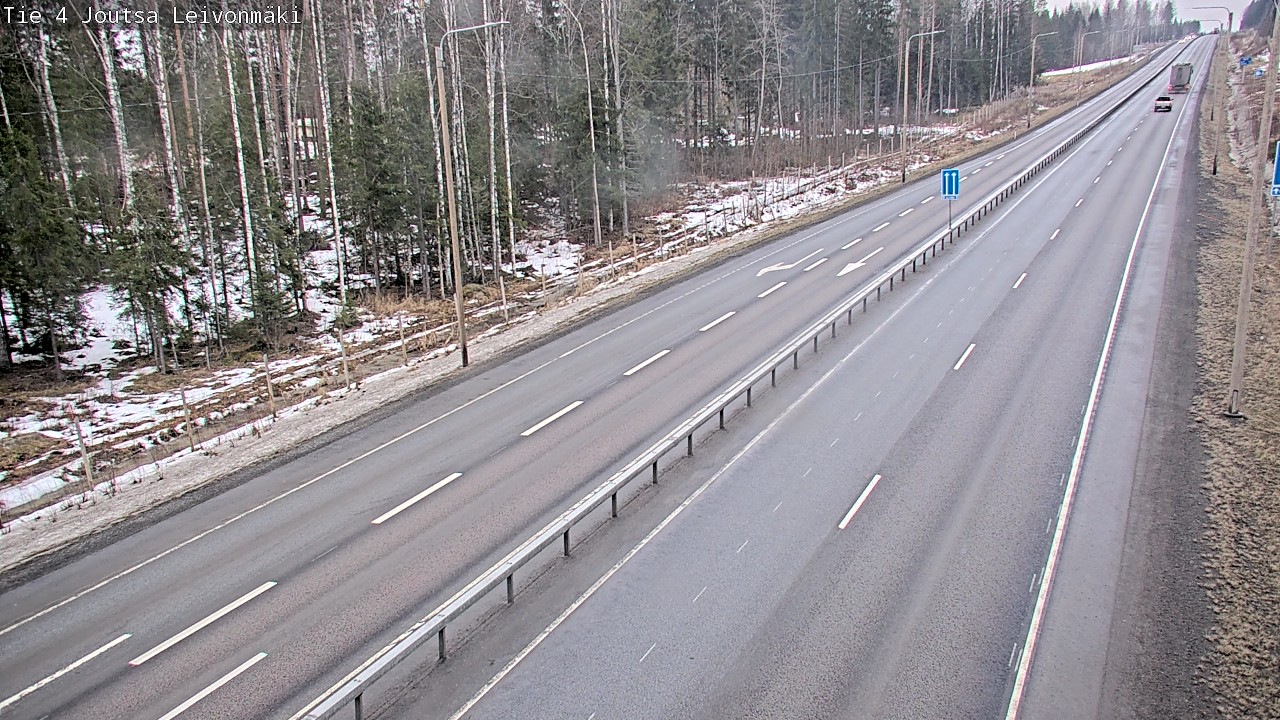 Weather Camera Image Road 4 Joutsa Leivonmäki, Joutsa, Keski-Suomi