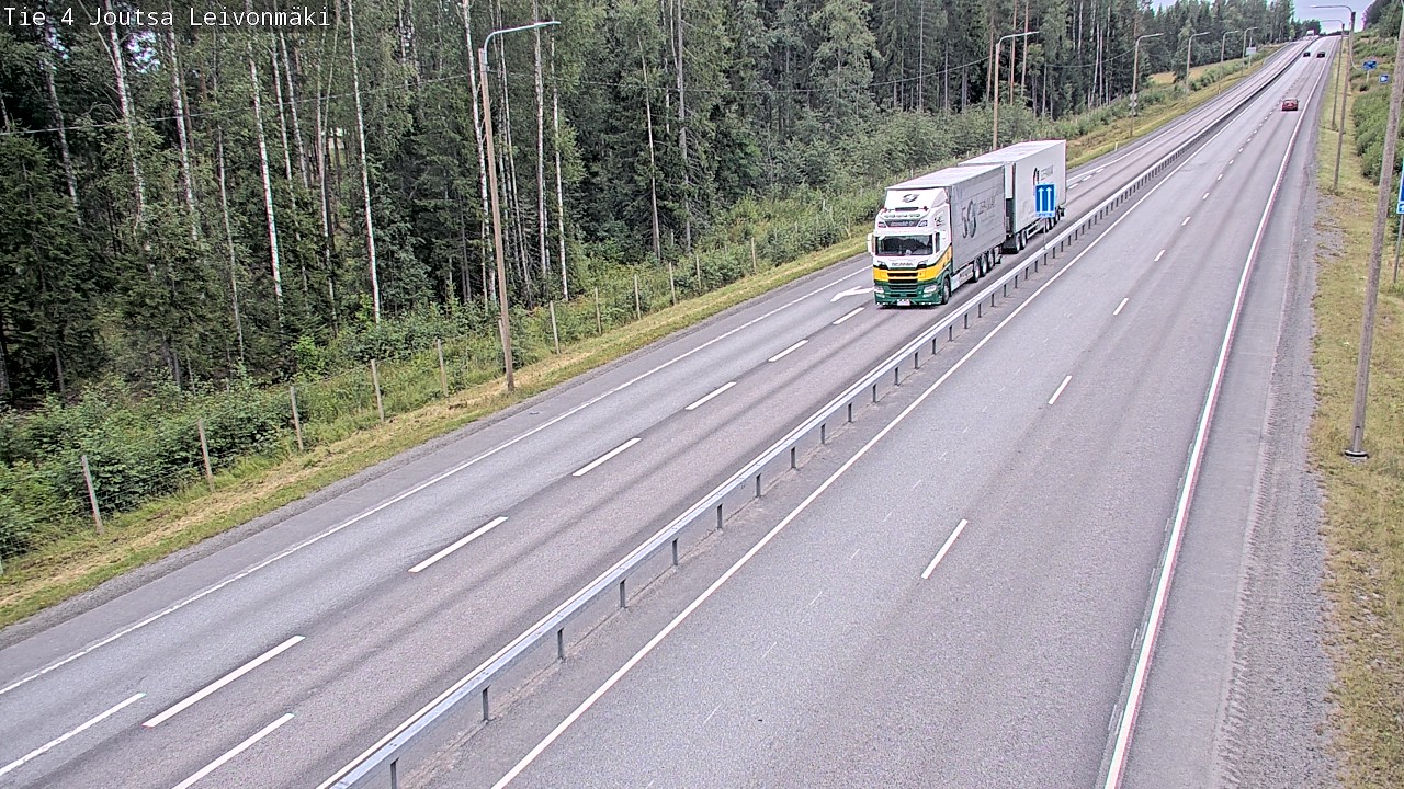 Weather Camera Image Road 4 Joutsa Leivonmäki, Joutsa, Keski-Suomi