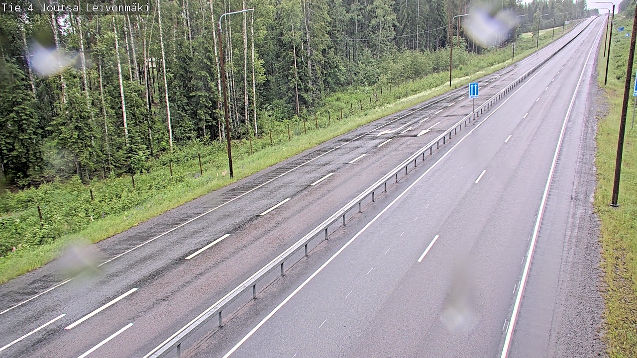 Weather Camera Image Road 4 Joutsa Leivonmäki, Joutsa, Keski-Suomi
