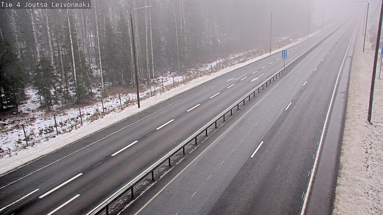 Weather Camera Image Väg 4 Joutsa Leivonmäki, Joutsa, Keski-Suomi