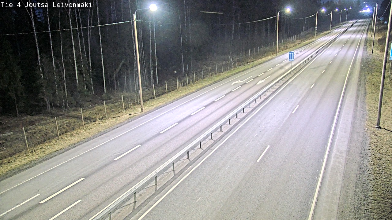 Weather Camera Image Väg 4 Joutsa Leivonmäki, Joutsa, Keski-Suomi
