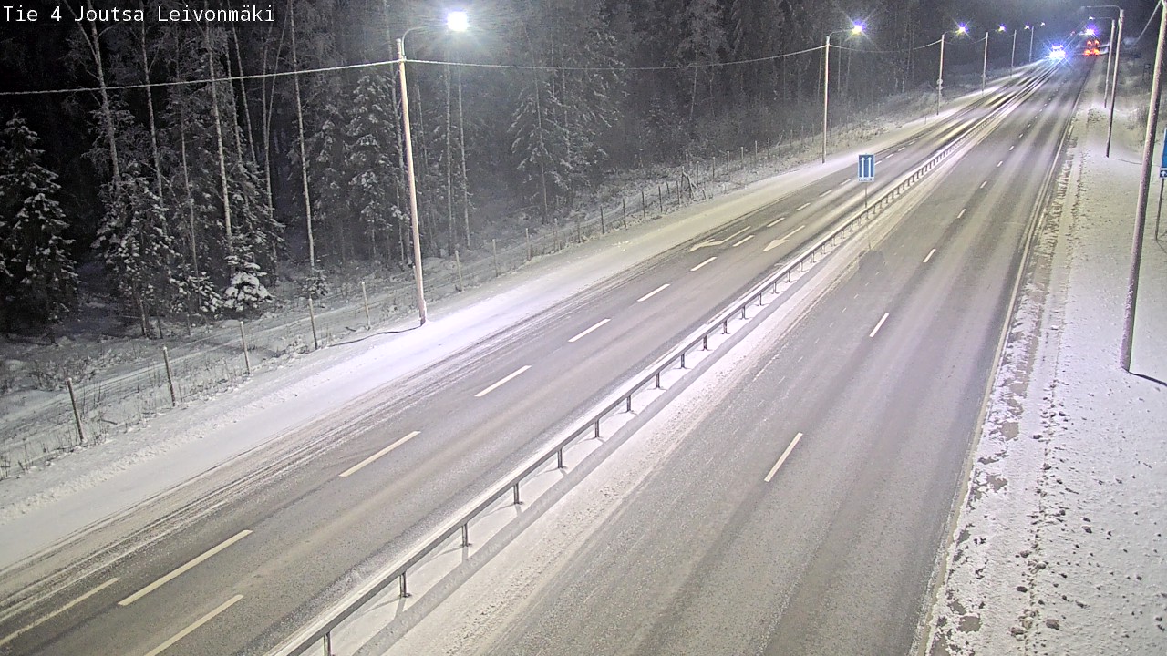 Weather Camera Image Väg 4 Joutsa Leivonmäki, Joutsa, Keski-Suomi