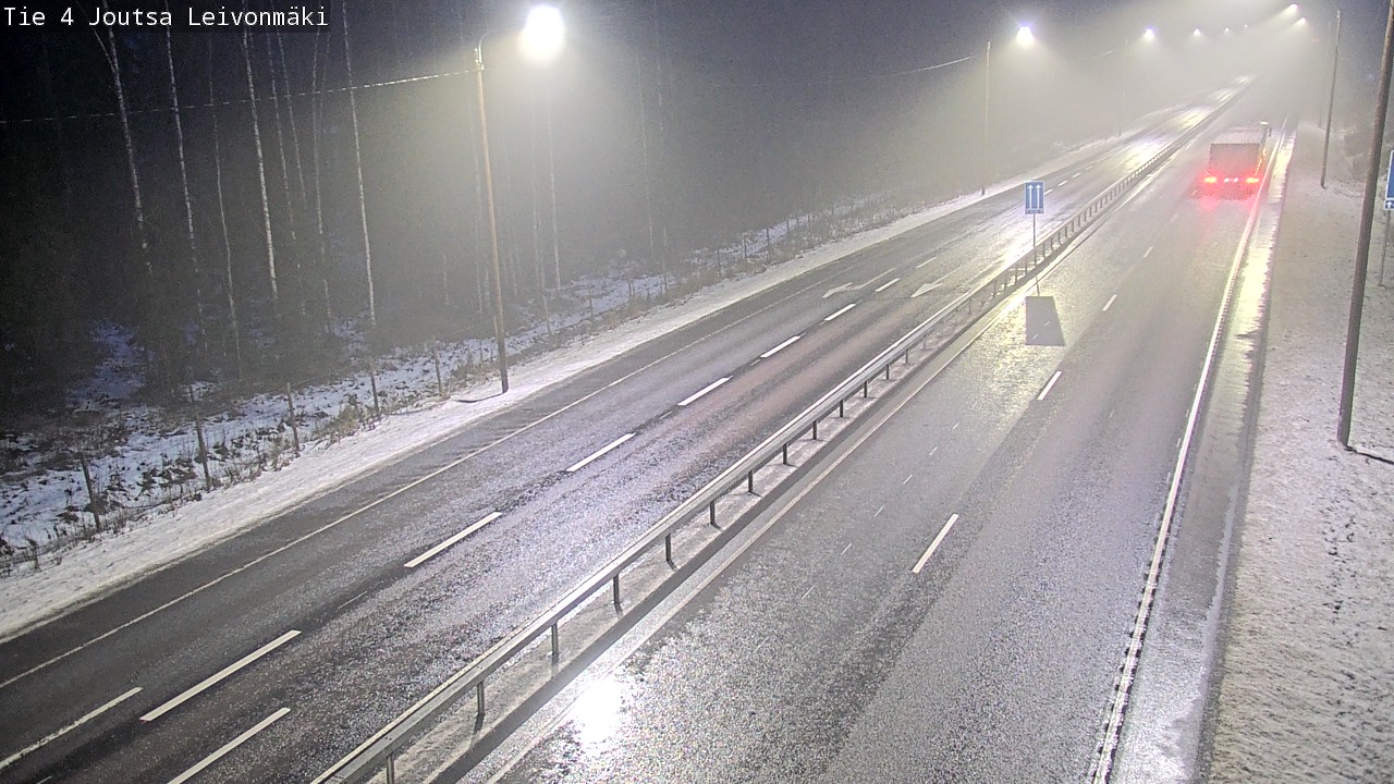 Weather Camera Image Väg 4 Joutsa Leivonmäki, Joutsa, Keski-Suomi
