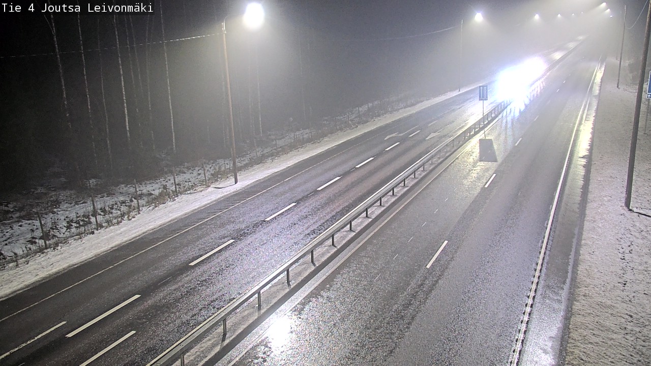 Weather Camera Image Väg 4 Joutsa Leivonmäki, Joutsa, Keski-Suomi