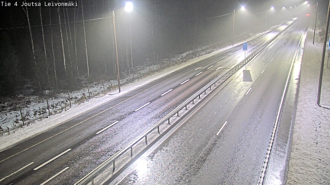 Weather Camera Image Väg 4 Joutsa Leivonmäki, Joutsa, Keski-Suomi